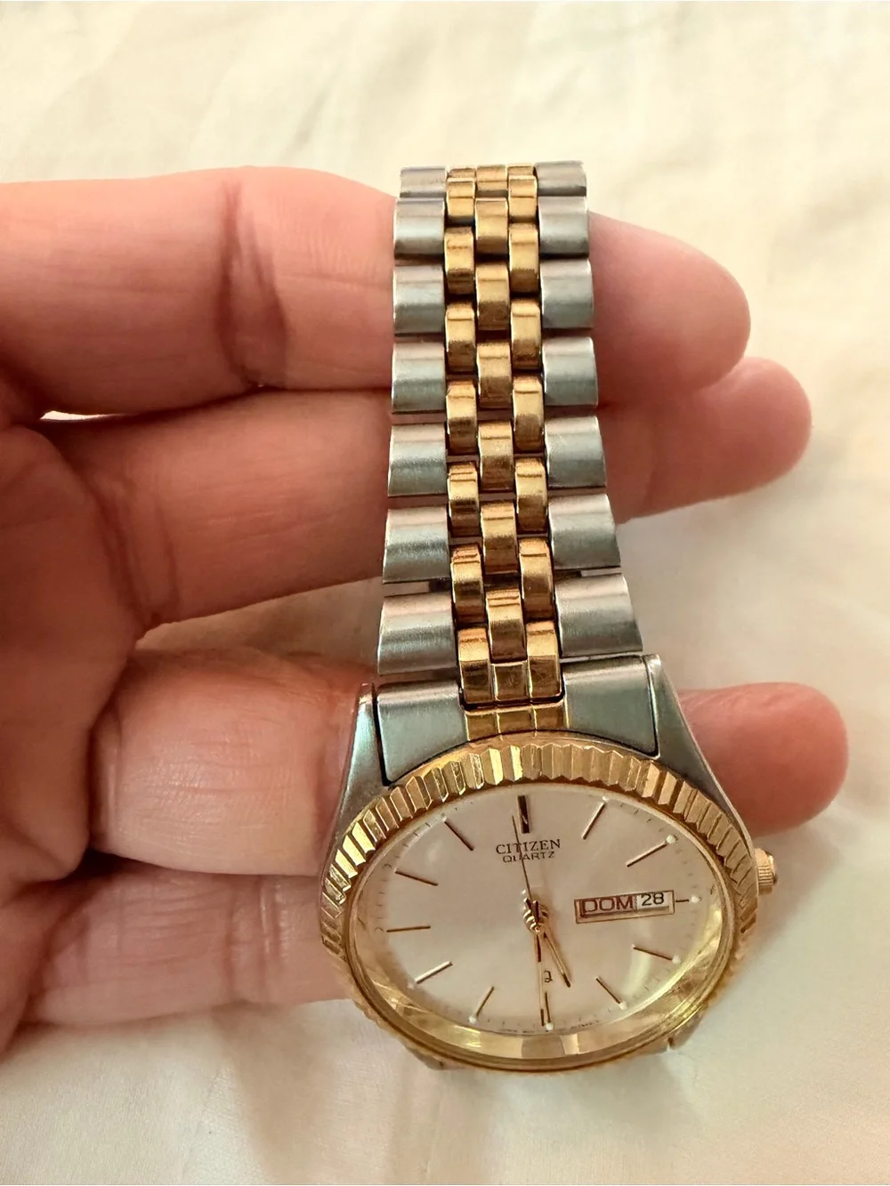 Citizen Presidential Two-Tone Silver & Gold Men's Dress Watch